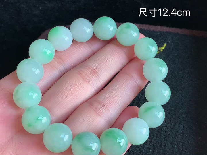 冰飘花手串  尺寸，12.4