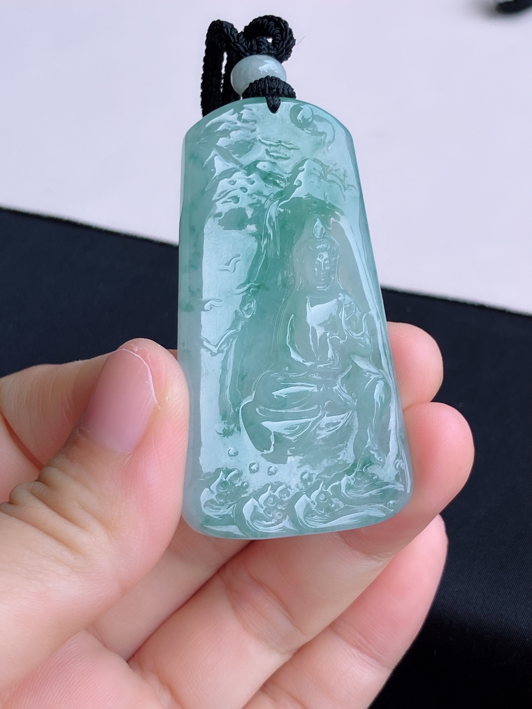 冰飘花观音，花色清爽，尺寸59/33/5.6/自然光实拍