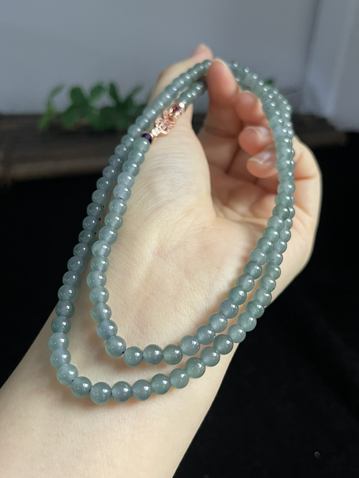 天然翡翠项链