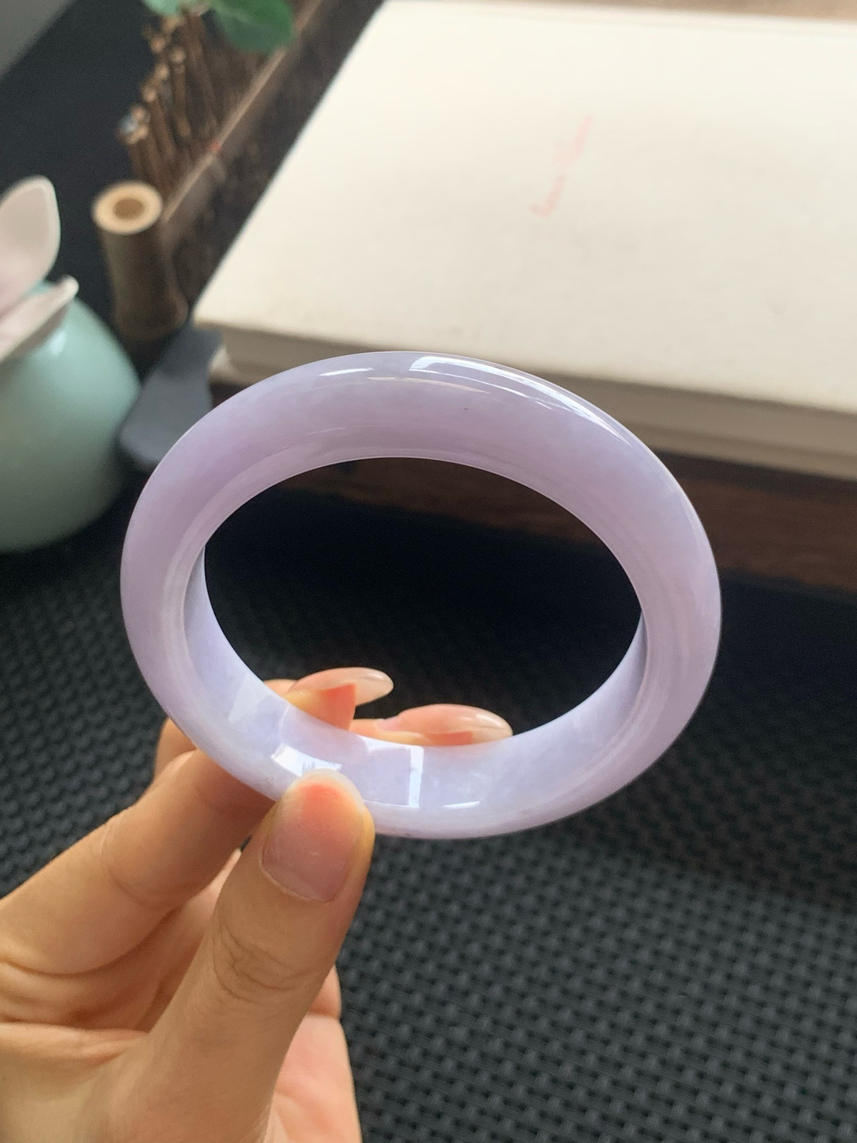 57圈口紫罗兰正圈手镯