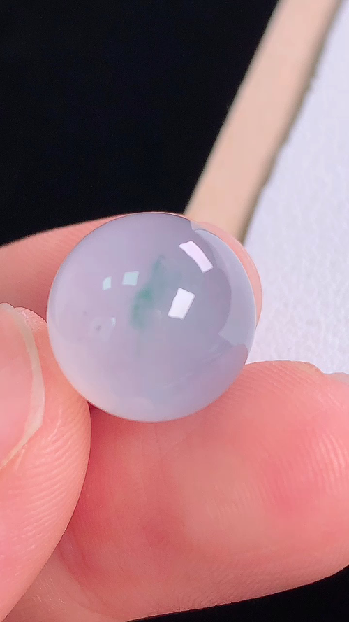 冰飘花圆珠，尺寸:12.4-12.4mm 13