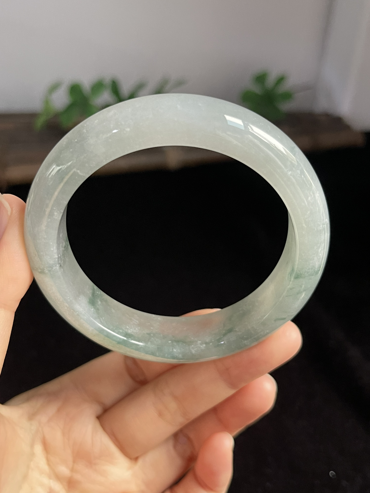正圈57.5圈口，翡翠手镯