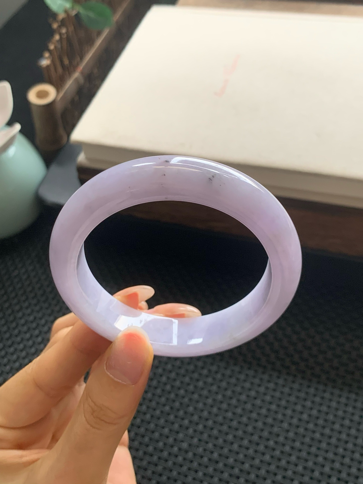 57圈口紫罗兰正圈手镯
