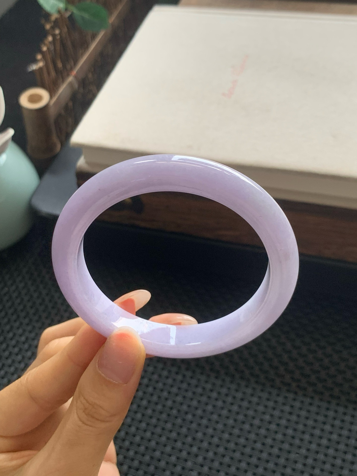 57.2圈口紫罗兰正圈手镯