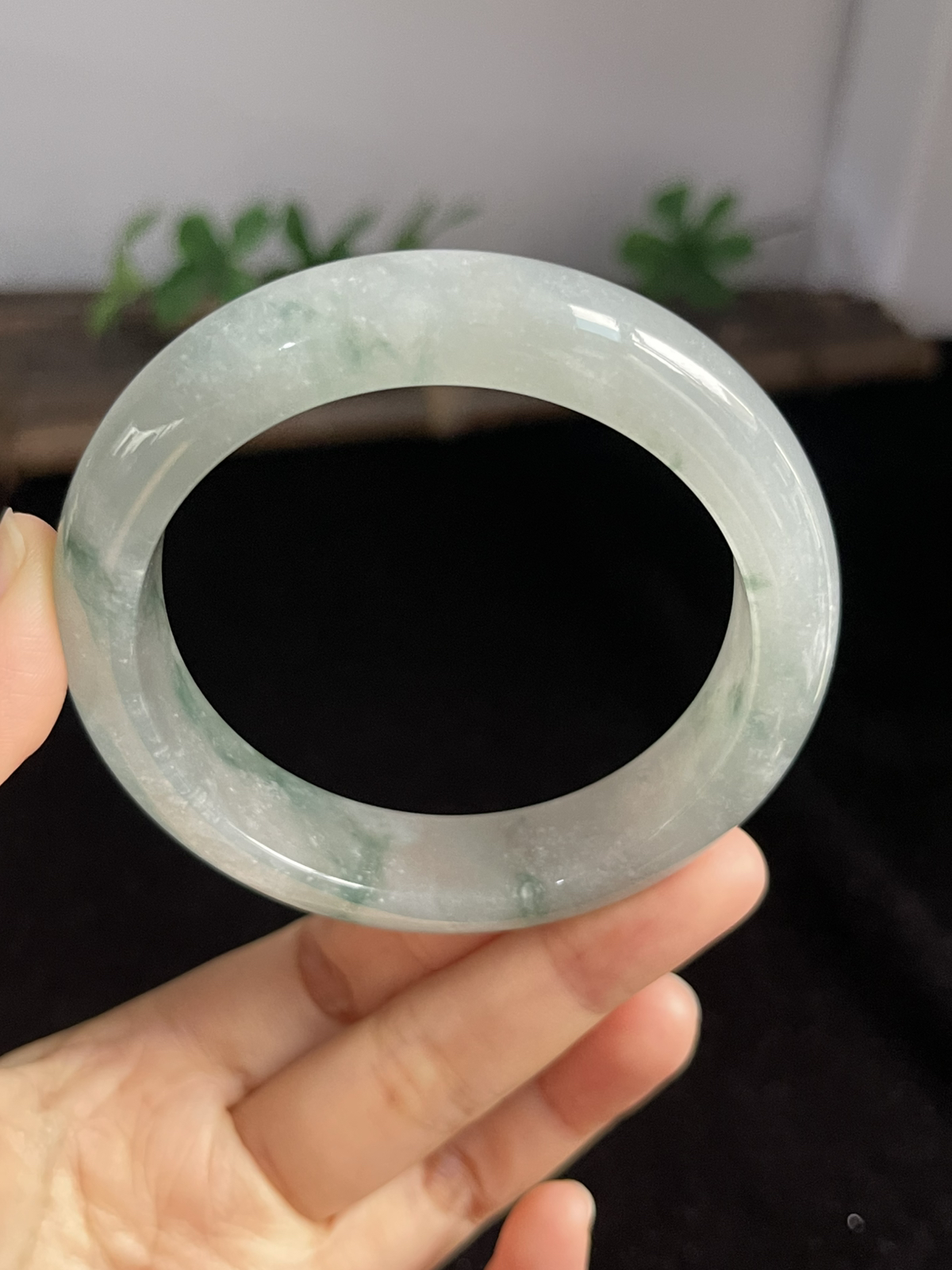 正圈57.5圈口，翡翠手镯