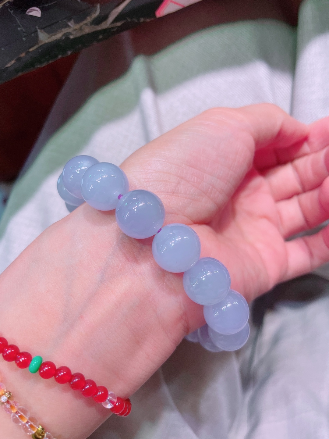 ️紫珠子手串，晶莹剔透，新颖时尚，13.8