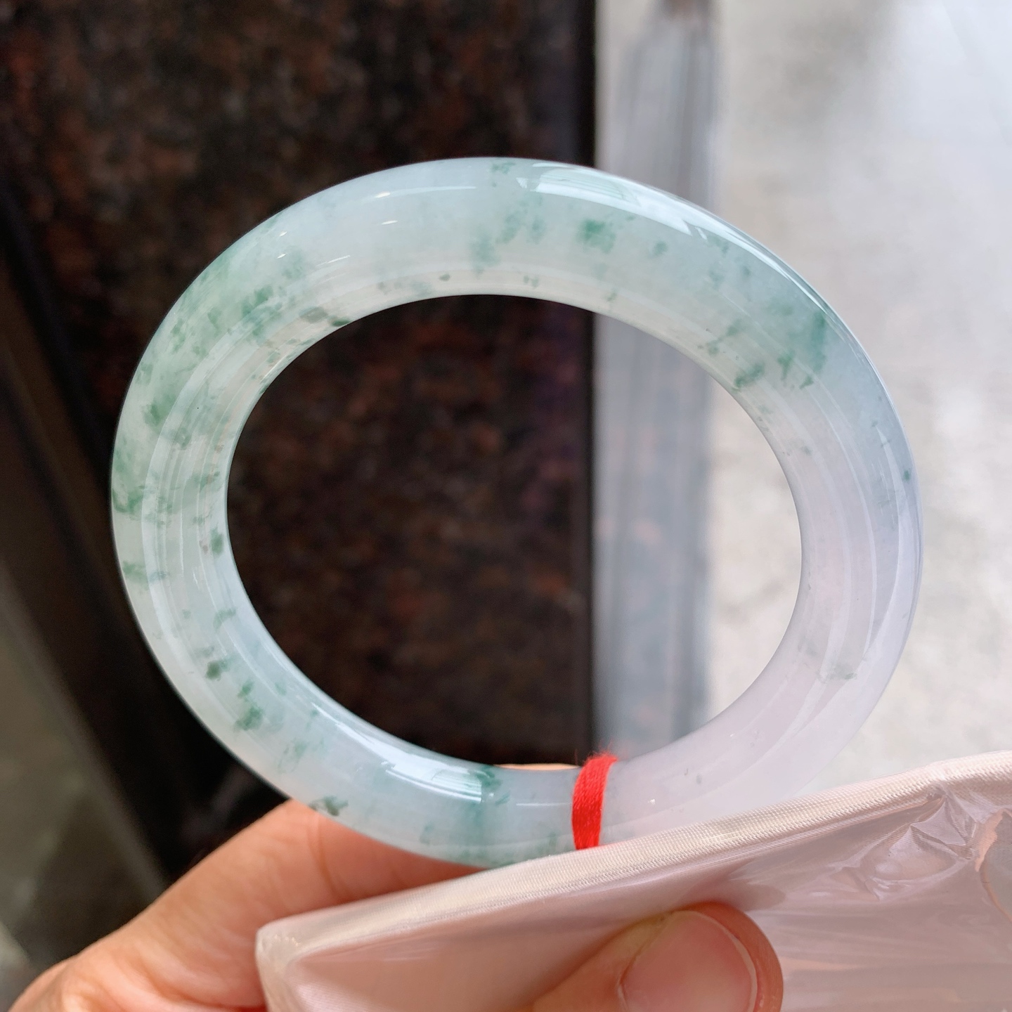 圆条冰飘花 无裂 尺寸：56/10.5 冰润