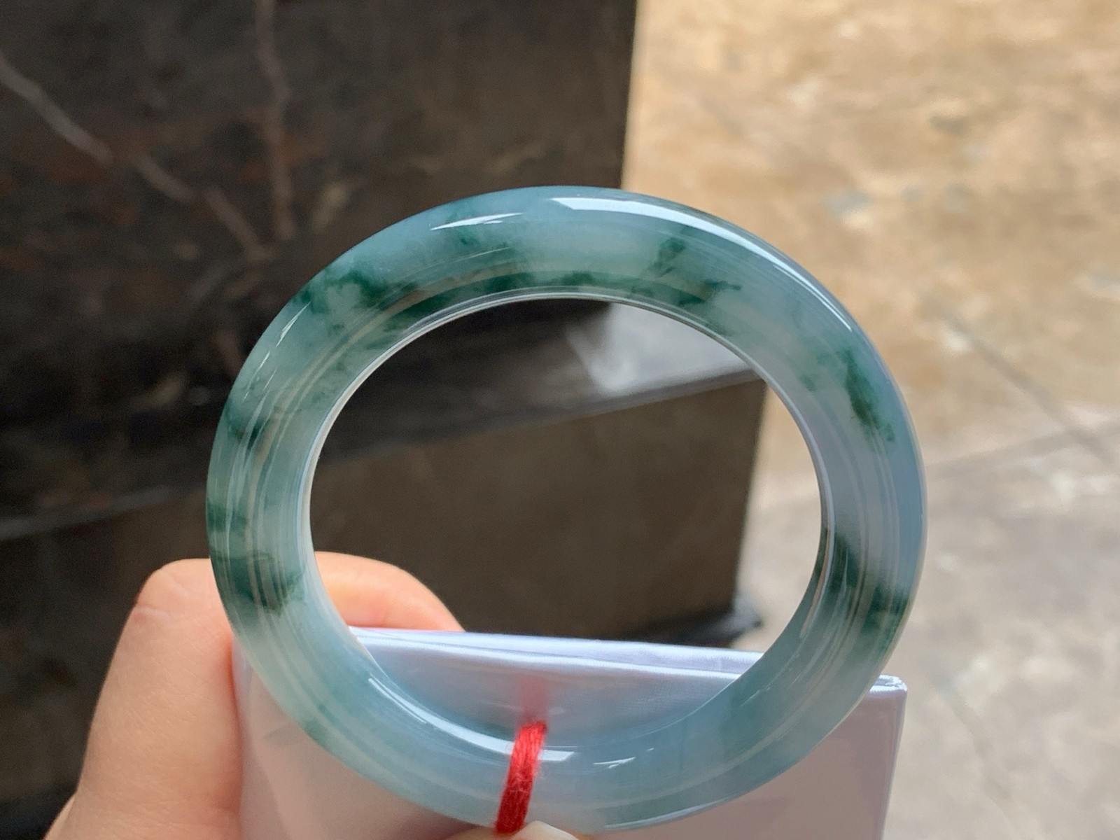 53-10.3
蓝花圆条手镯^_^飘花浓郁
