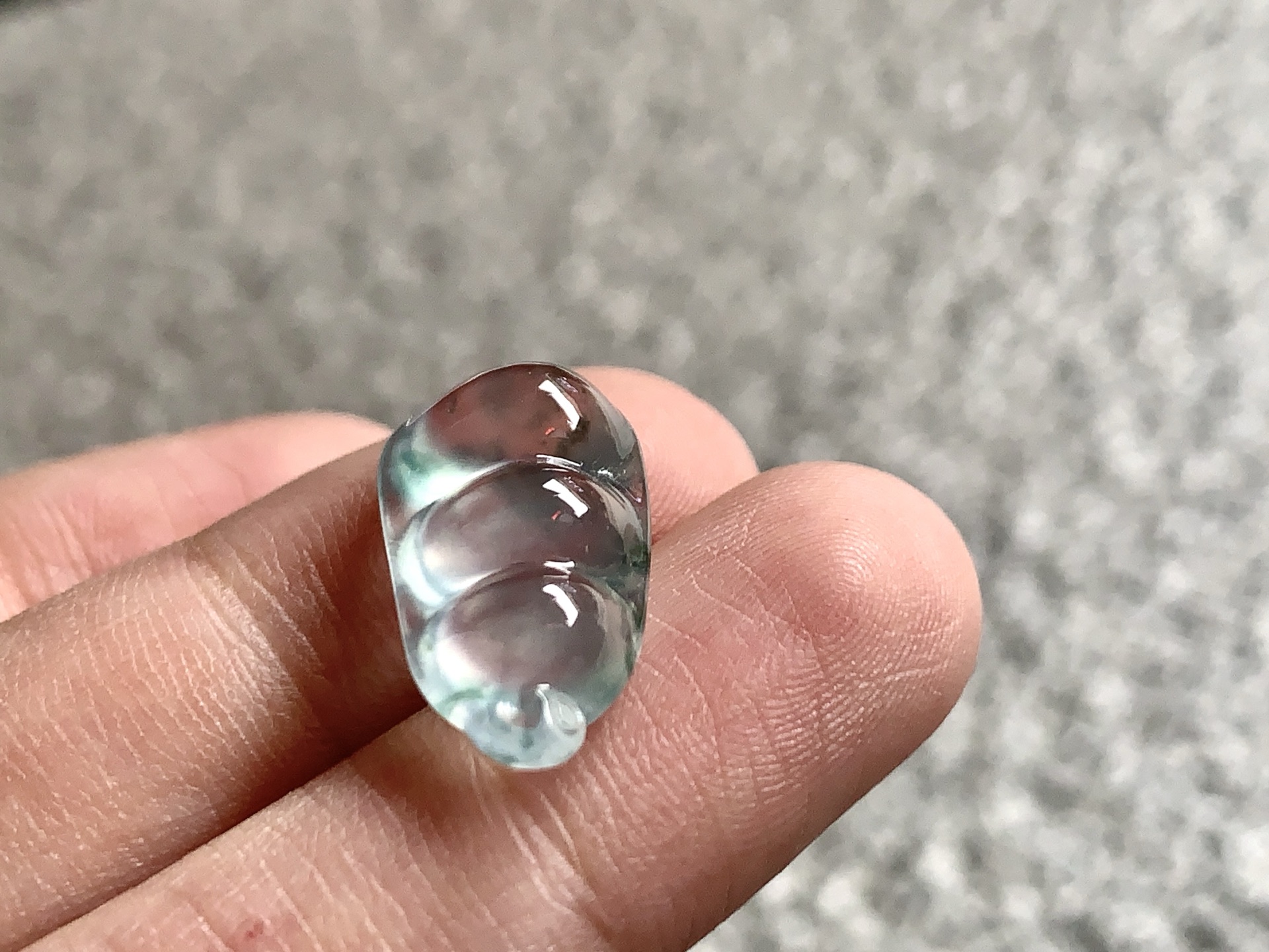 飘绿福豆 尺寸：18.5×10.7×6