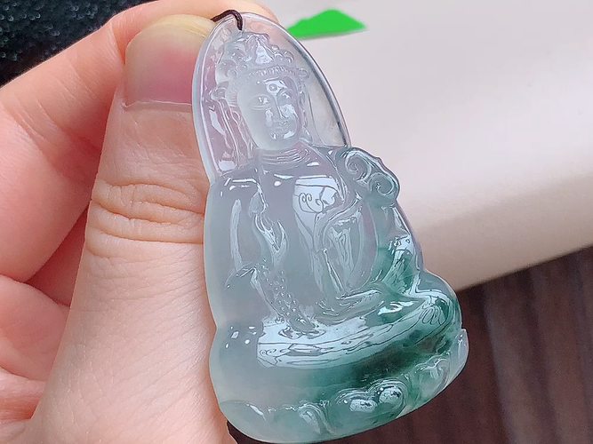 ️ 观音，度高，尺寸51.7-31.6-5.7mm，包A附证书