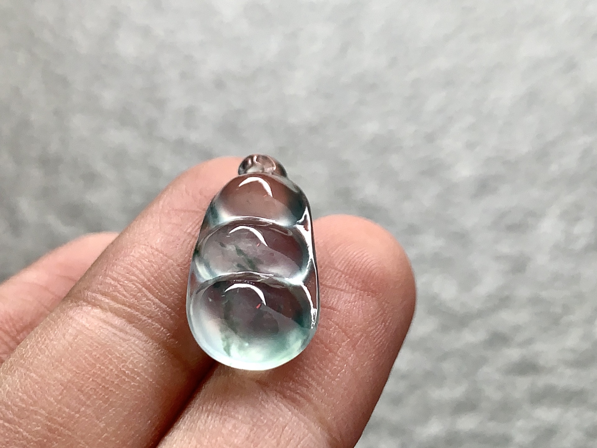 飘绿福豆 尺寸：18.5×10.7×6