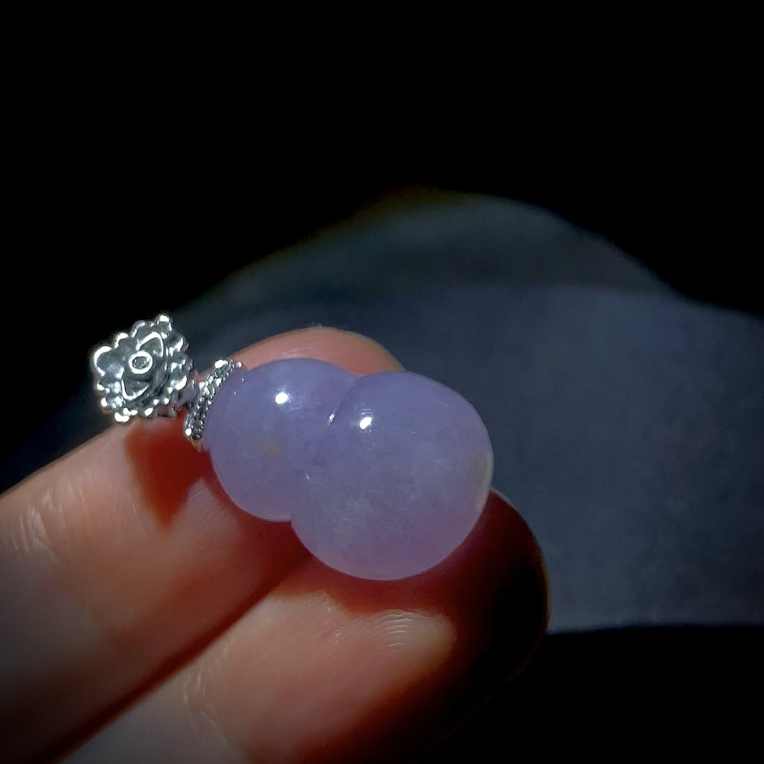 冰紫葫芦，27.5-裸石19.5-14-6.8mm，3.9g，18K金，南非钻