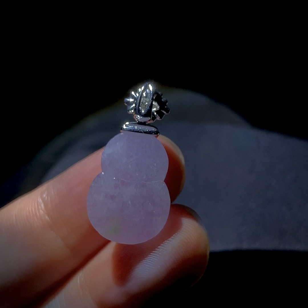 冰紫葫芦，27.5-裸石19.5-14-6.8mm，3.9g，18K金，南非钻