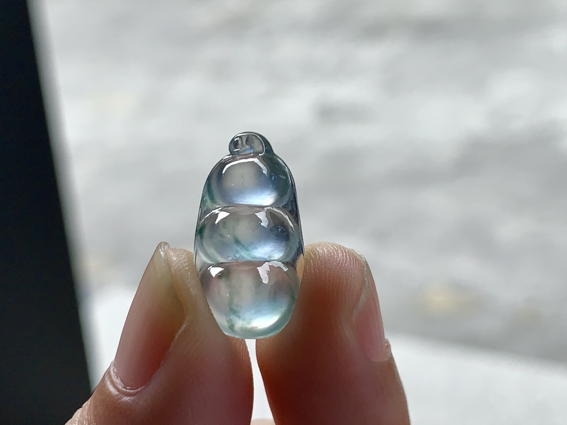飘绿福豆 尺寸：18.5×10.7×6