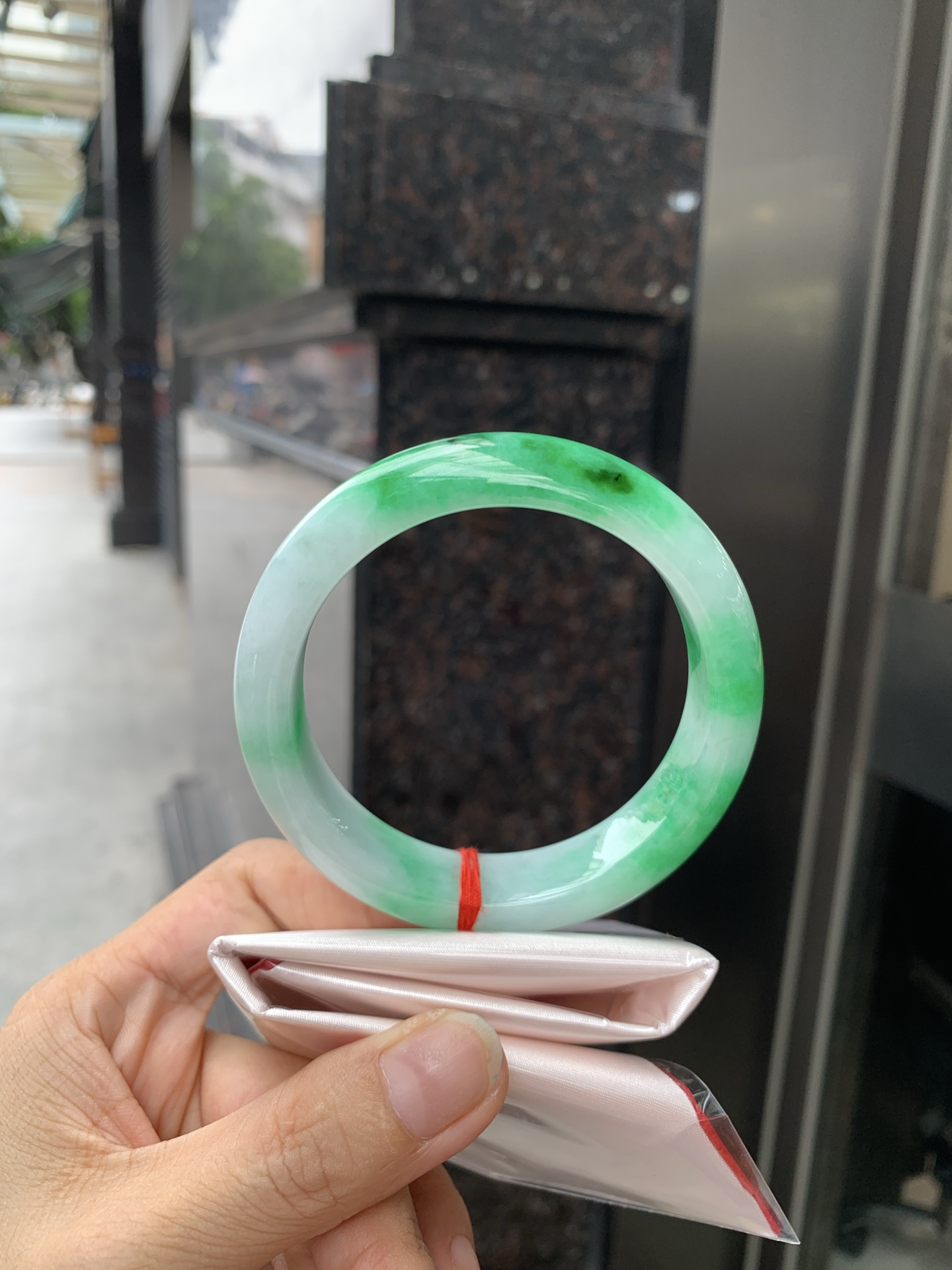 白底青正圈 59-8.6-14.3 0717-4A166 打灯棉线，不明显，经典永不过时的白底青，白