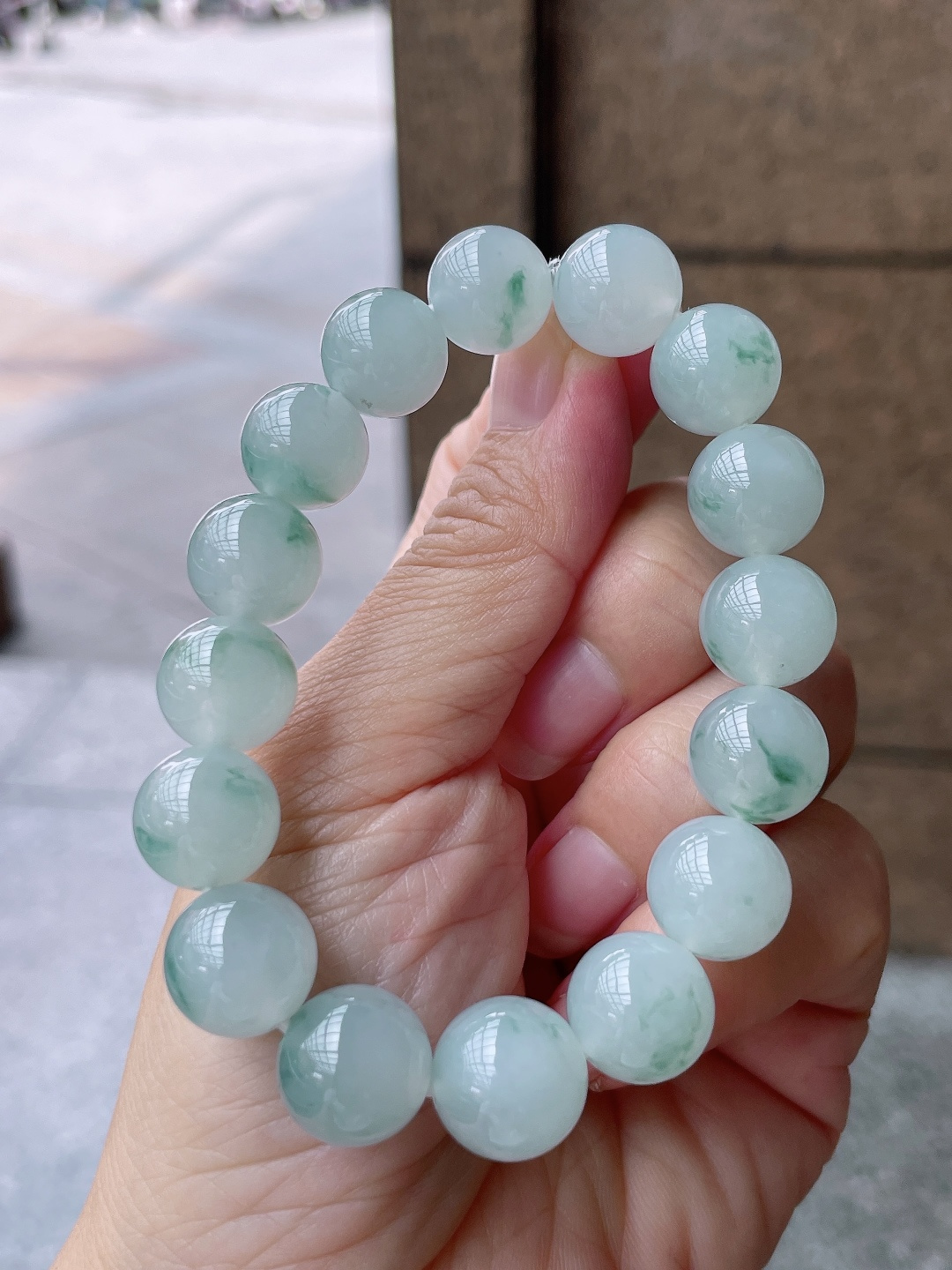 飘花灵动，珠圆玉润 尺寸：12.4