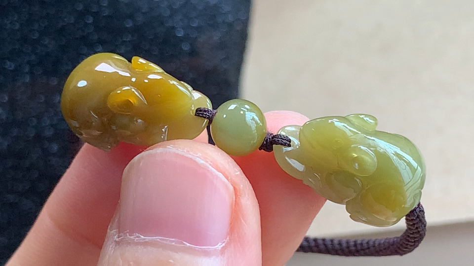 ️ 运财鼠手链，尺寸取一17.1-10.7-8.3mm，包A附证书