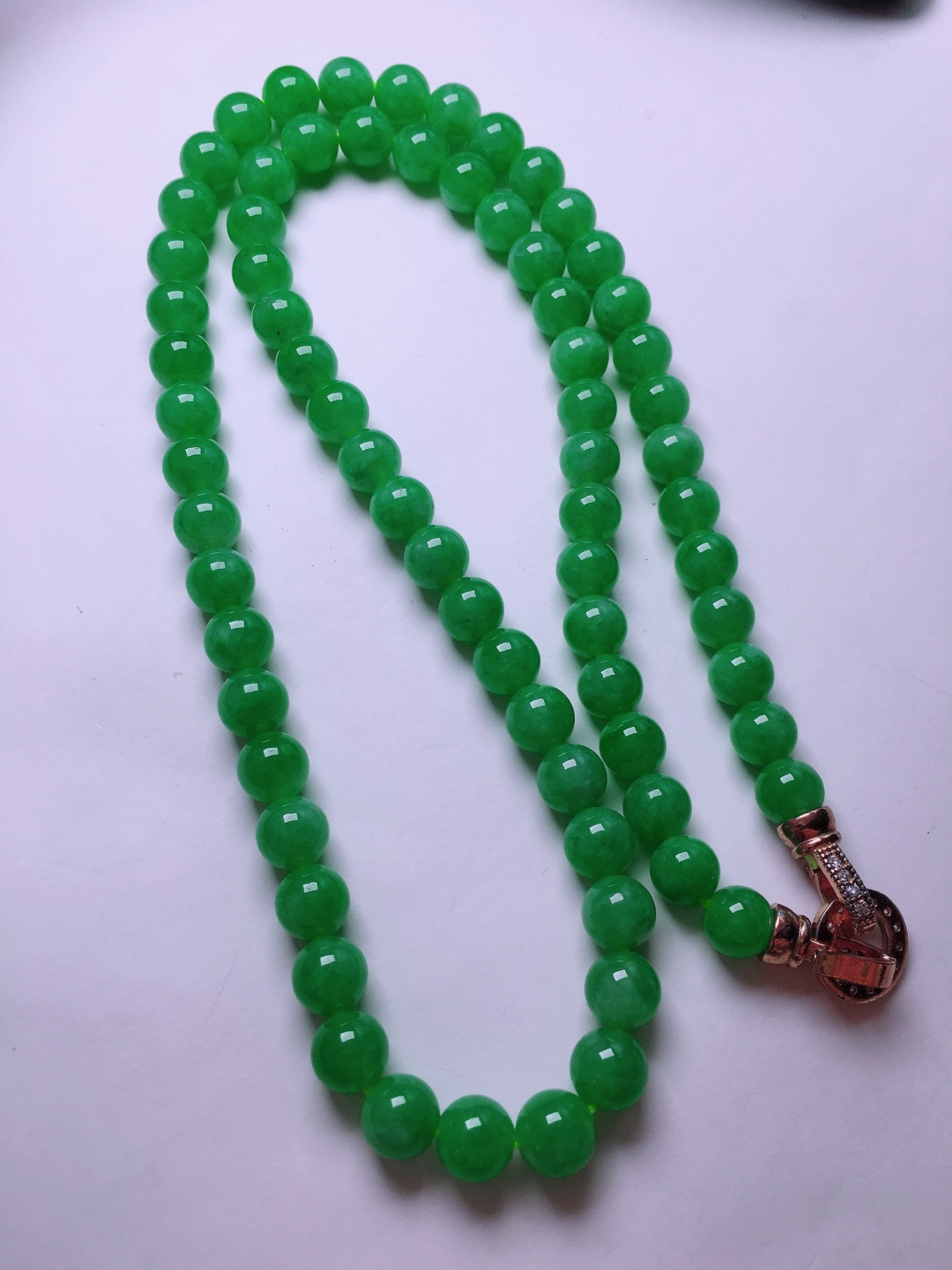️绿珠子项链，晶莹剔透，新颖时尚，7.6-7.8