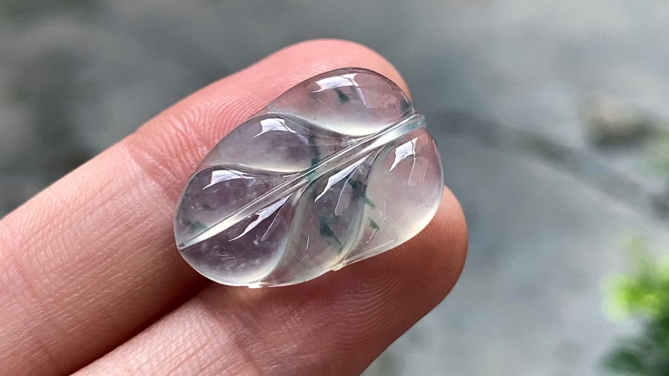 ️ 玻璃钢飘彩叶子 22*15.3*4 完整