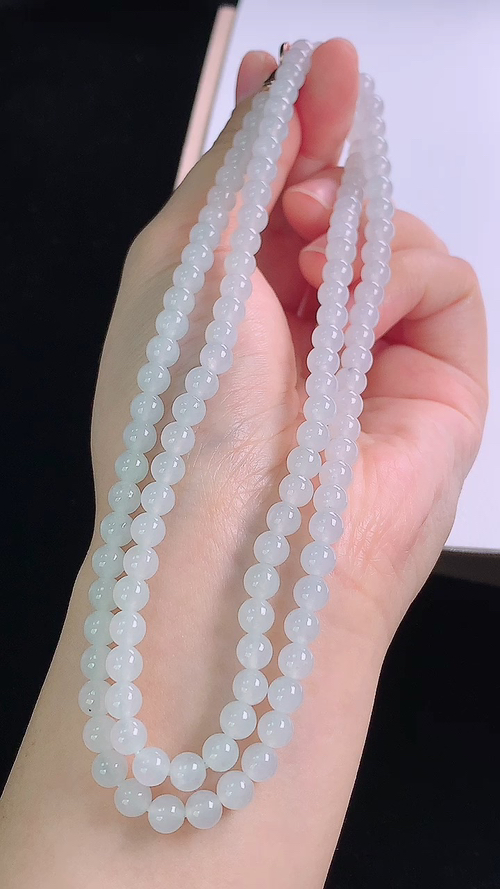 ️冰种项链，尺寸:5.3-5.3mm 13