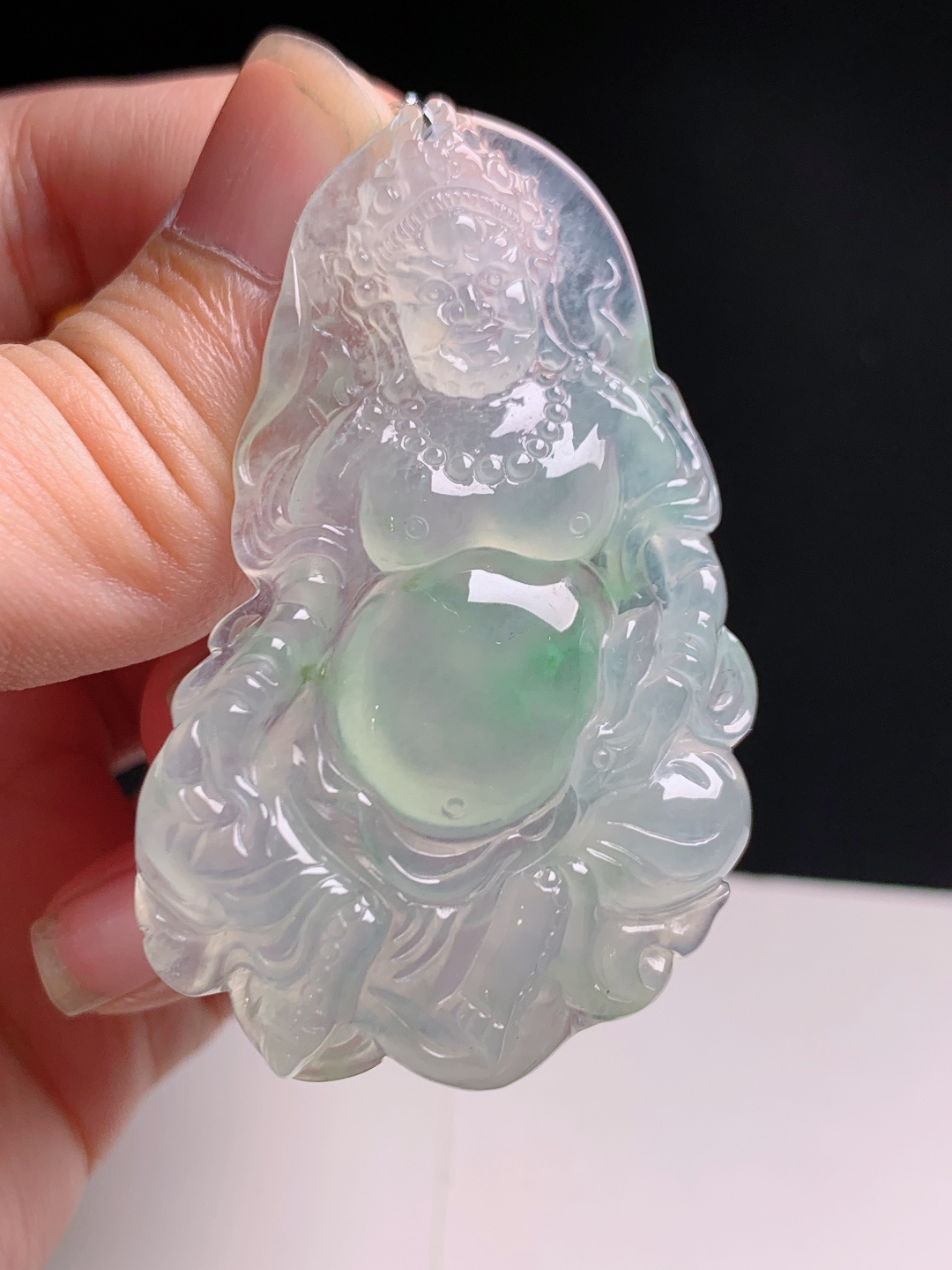 ️ 武财神，通透莹润神态威严，飘绿点缀气韵十足 30