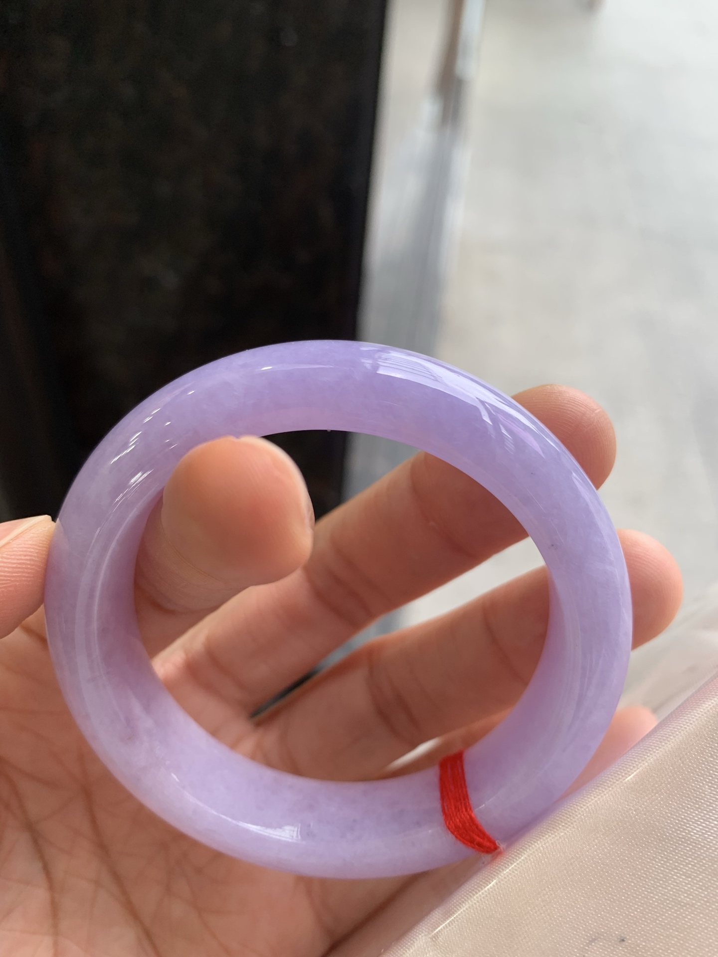 正圈满紫 微纹 尺寸：52.2/13.2/8.8 见光不失