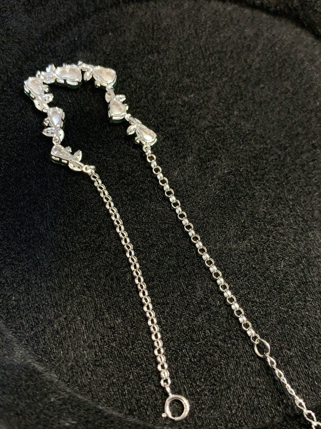 正冰阳绿葫芦手链，简单清新的美，5.7-4.2