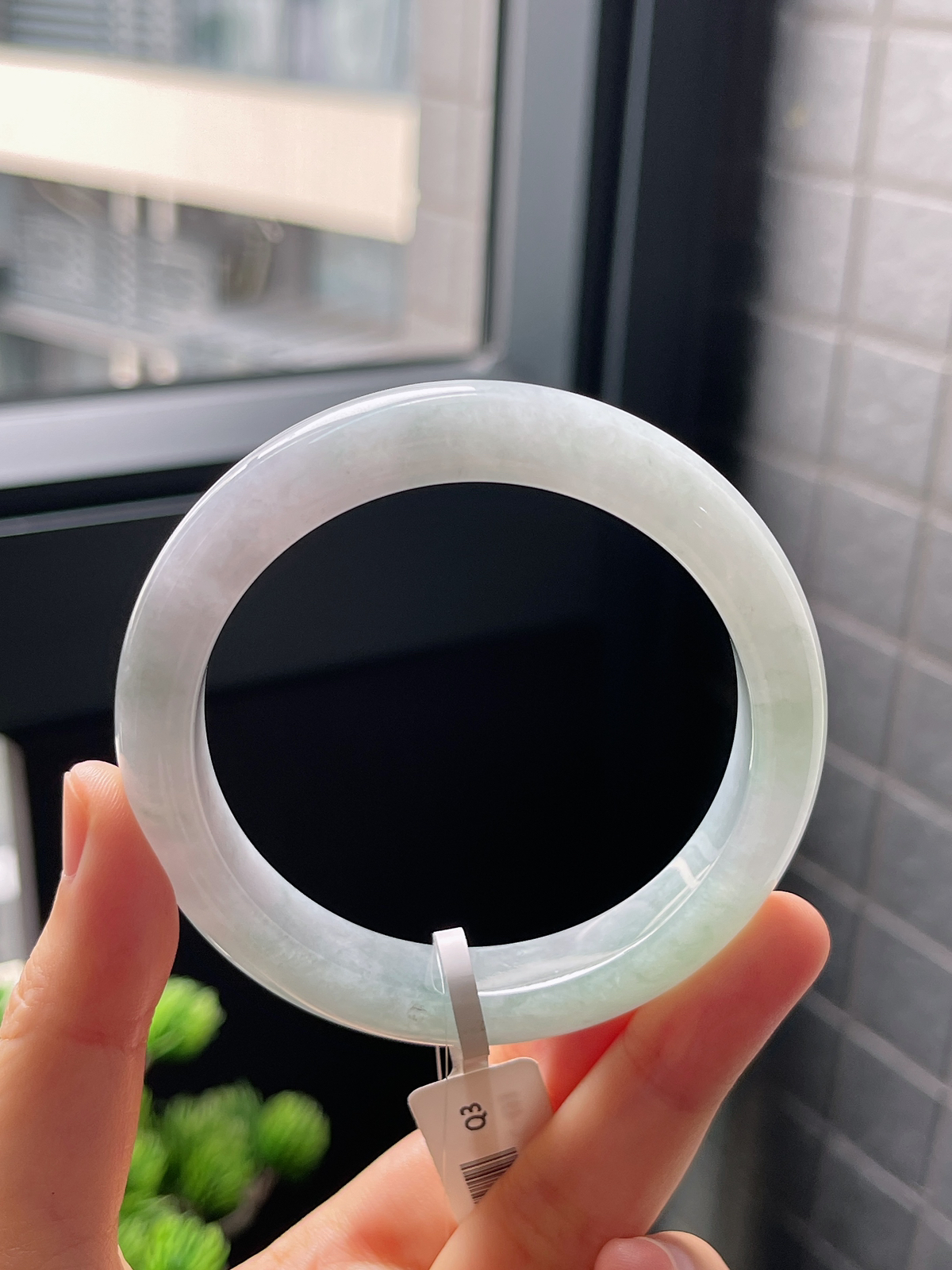 圈口56.5，翡翠手镯