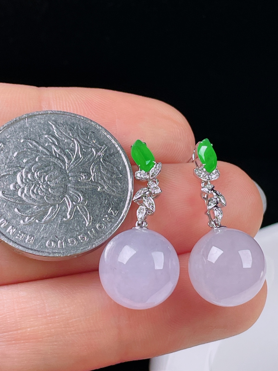 ️老种起光，细底通透，尺寸：裸石12.5mm0719