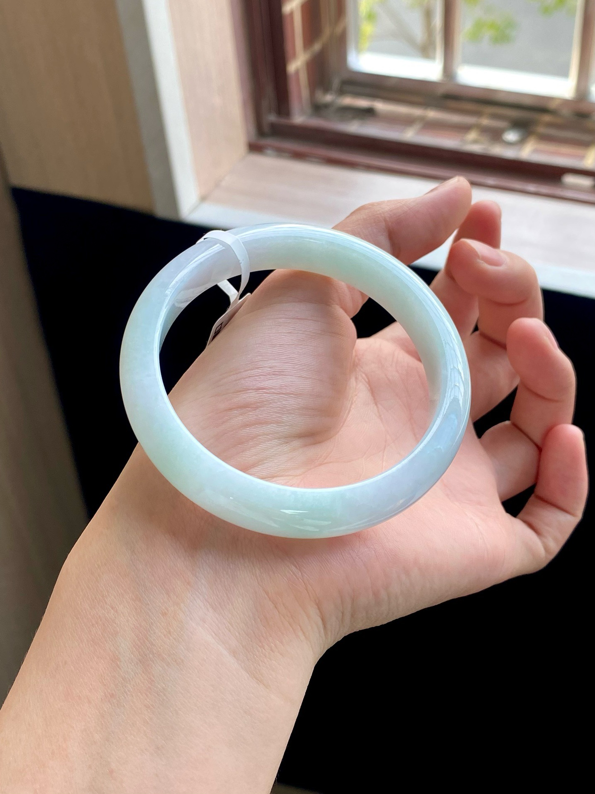 淡果绿白月光正圈成品（完美）
⭕️59.3-12.2-7.8