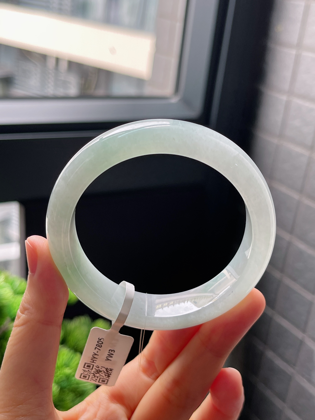 圈口55.5，翡翠手镯