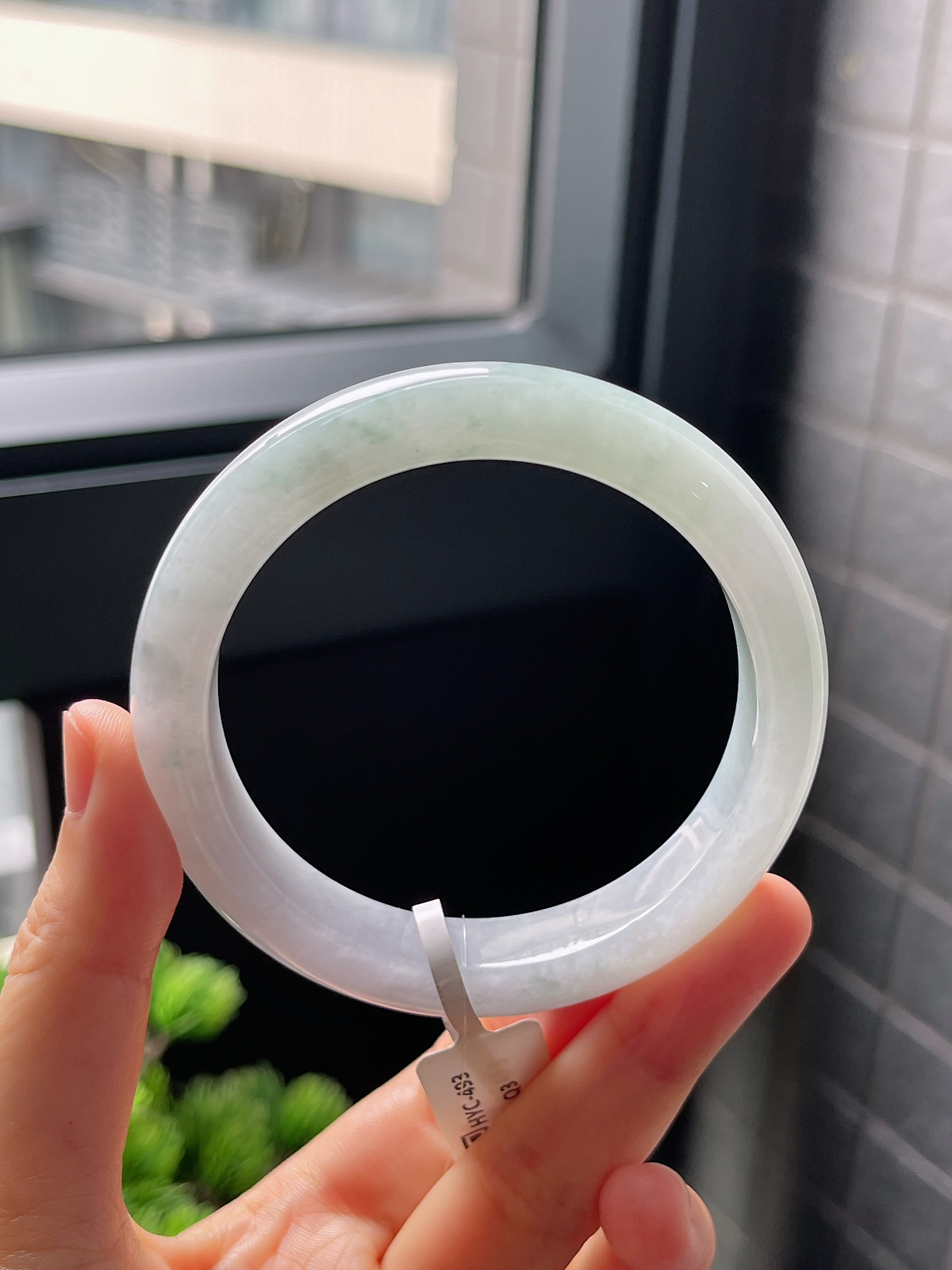 圈口56.5，翡翠手镯