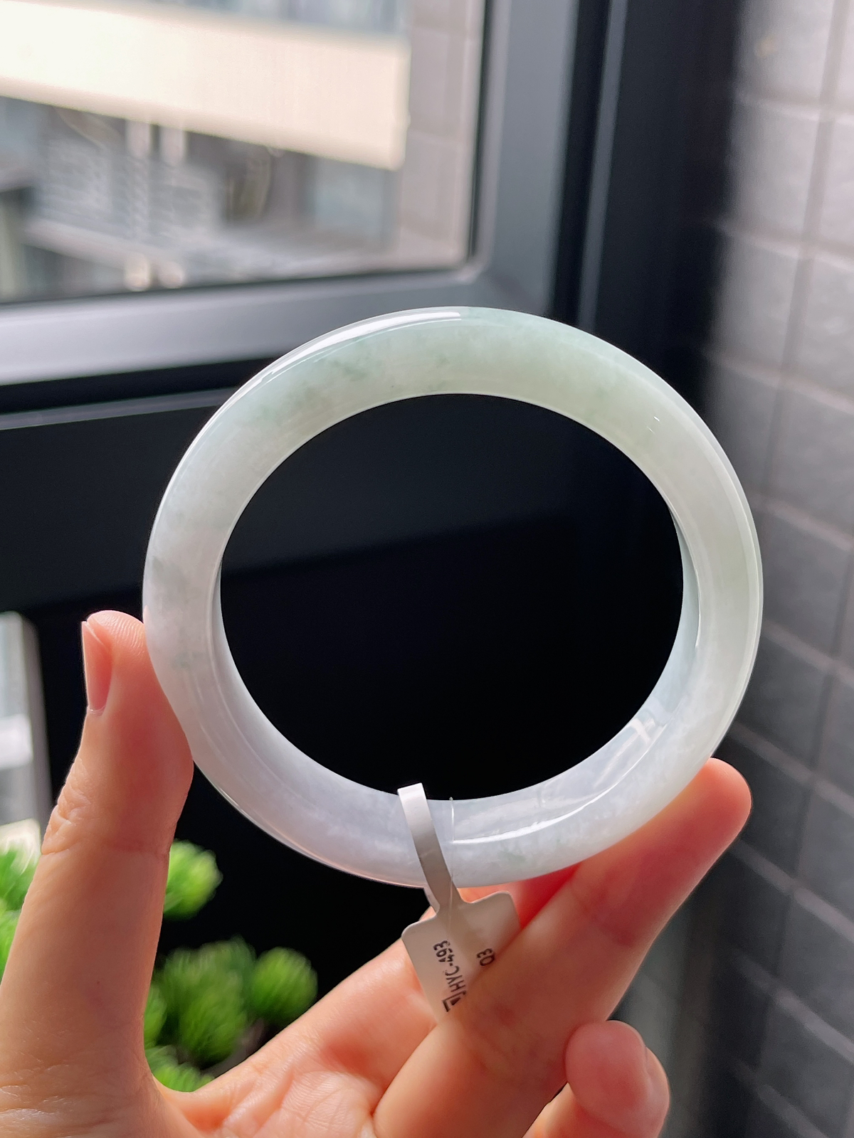 圈口56.5，翡翠手镯