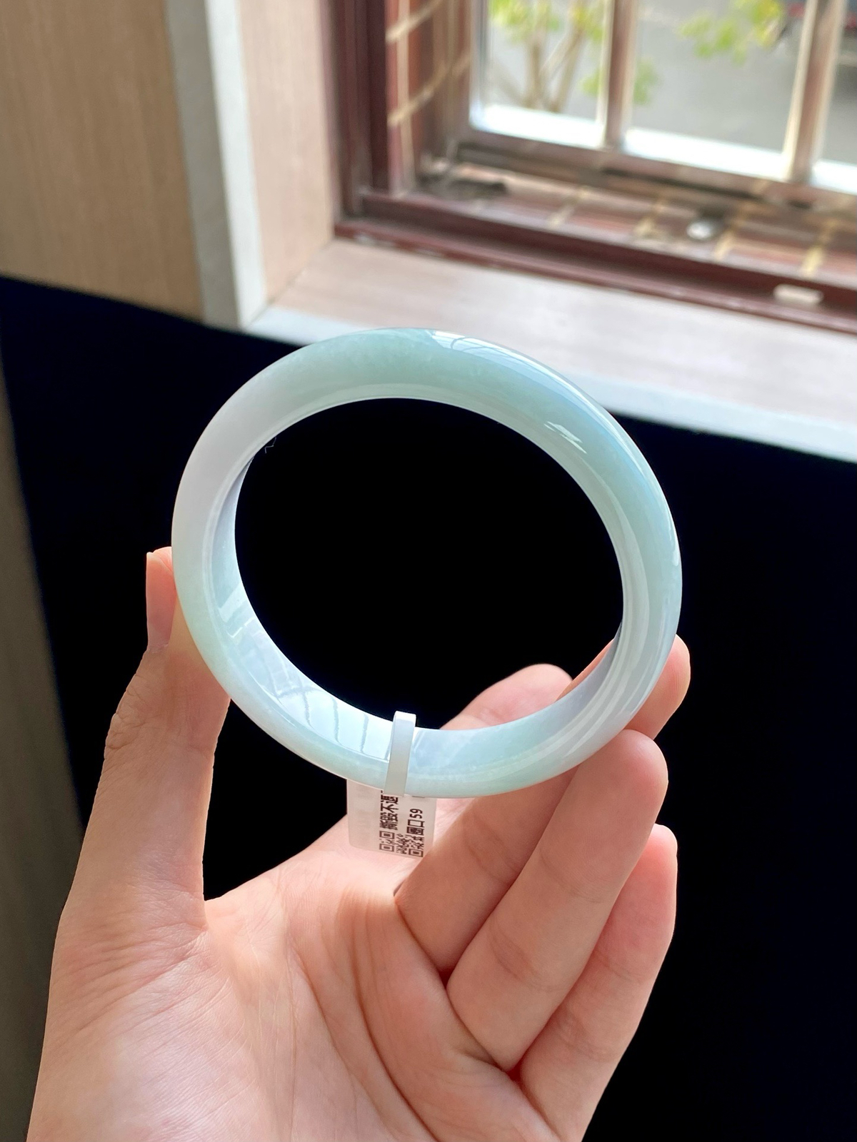 淡果绿白月光正圈成品（完美）
⭕️59.3-12.2-7.8