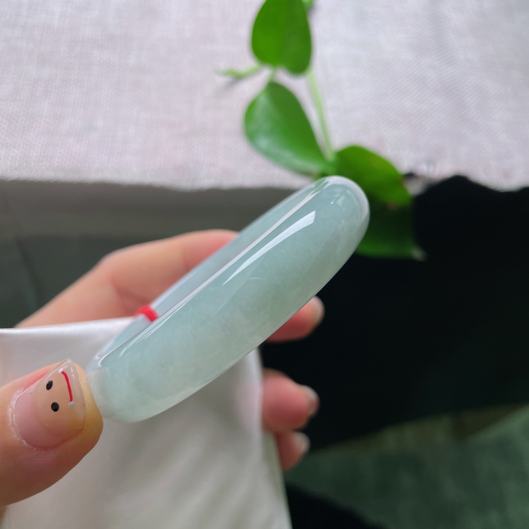 54.2/13.2/7.2，晴水正圈，水头好，种老，干净清爽，佩戴简约大方，皮纹，55733a