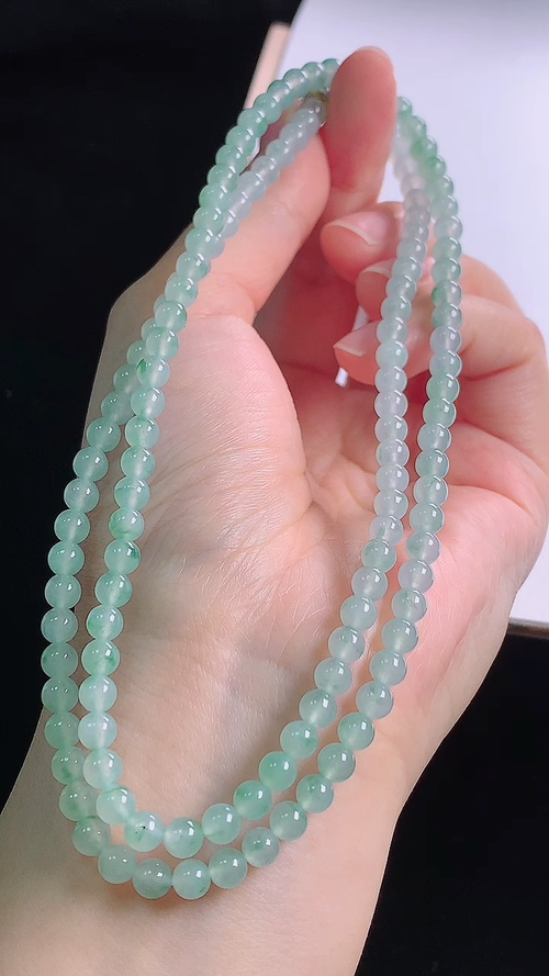 ️冰飘花项链，尺寸:4.7-4.7mm 16