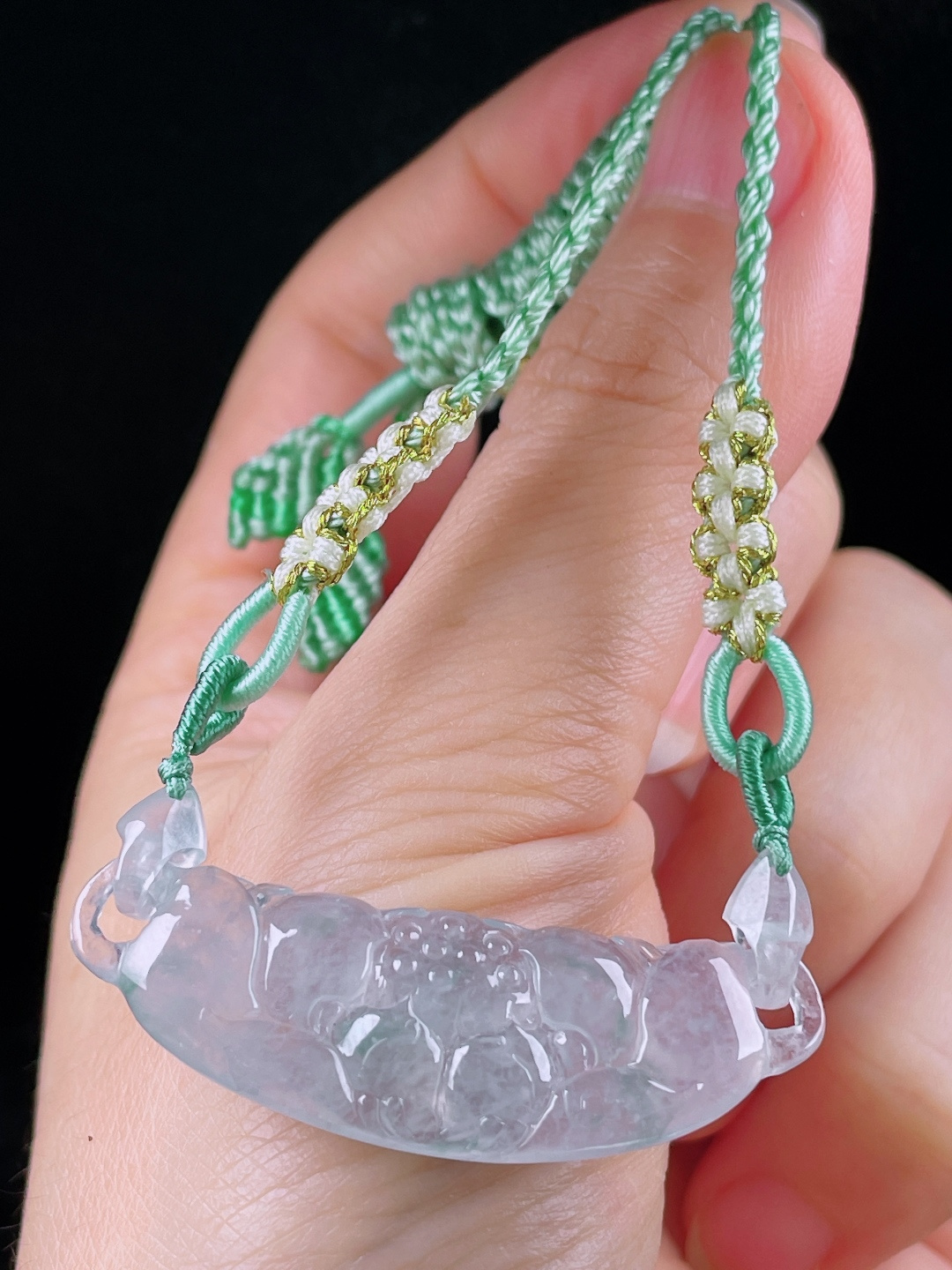 ️玉恒，老种起光，细底通透，尺寸：43.3/14/4mm0719
