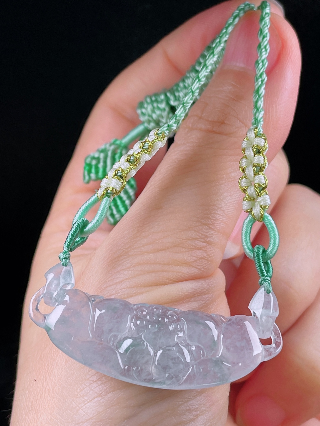 ️玉恒，老种起光，细底通透，尺寸：43.3/14/4mm0719
