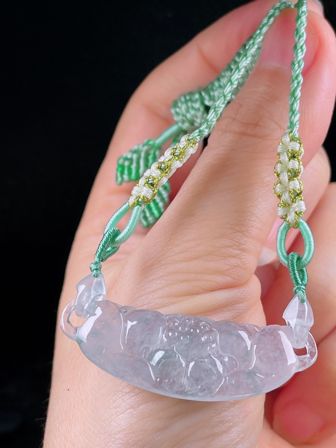 ️玉恒，老种起光，细底通透，尺寸：43.3/14/4mm0719