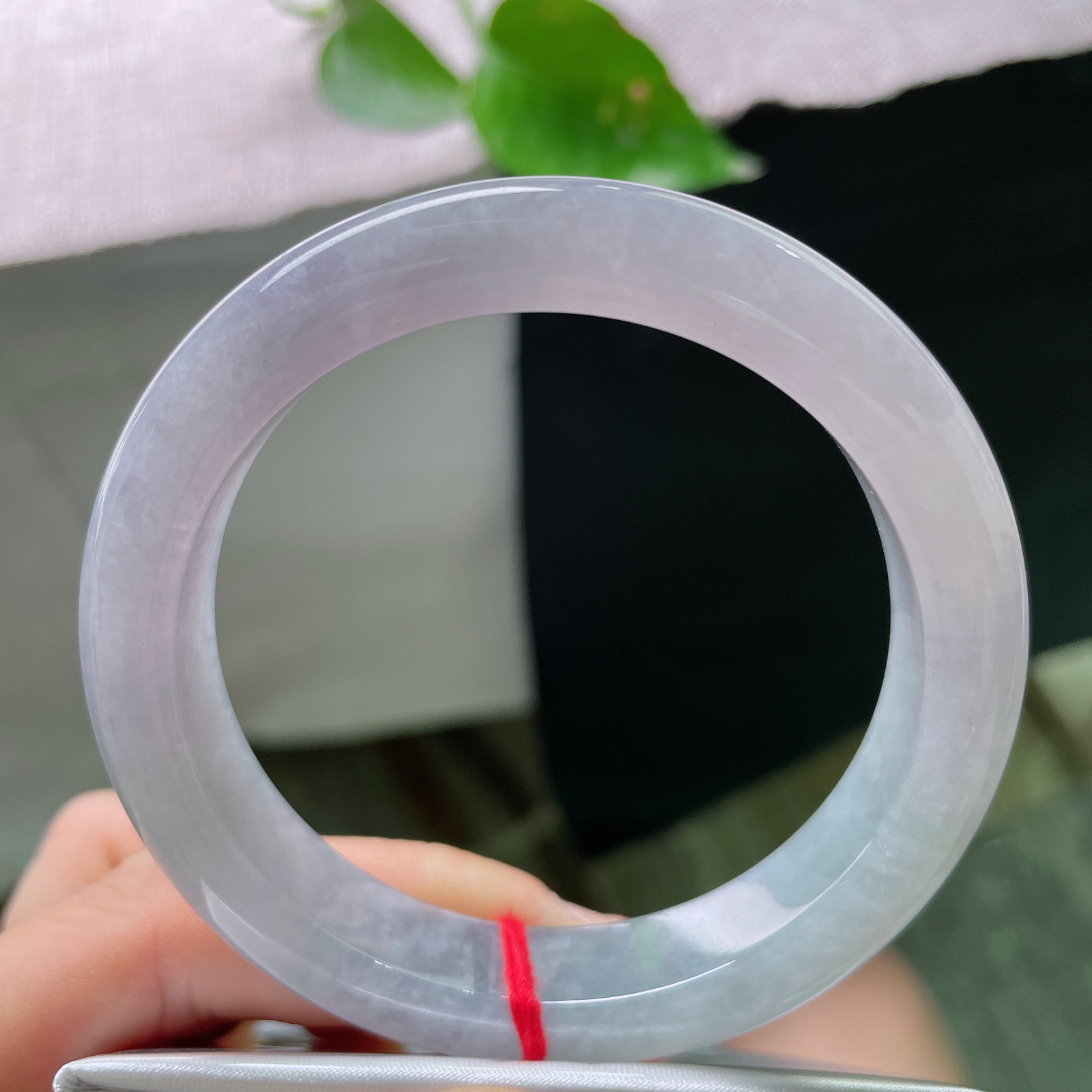 56.2/12.1/8.8烟紫正圈，冰润细腻，种老水足，皮纹，婉间艳丽，贵气，56510