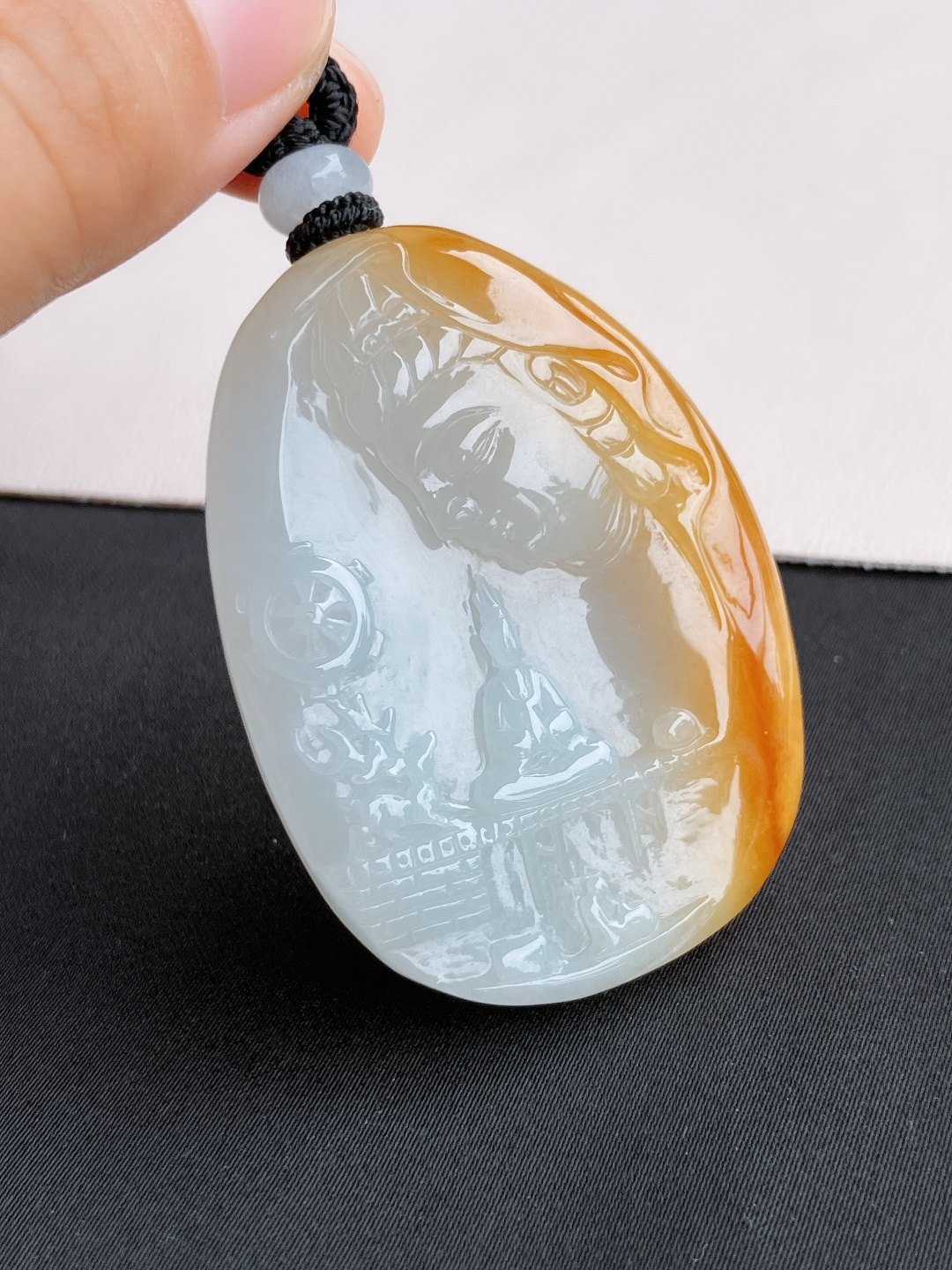 双彩悟道，意境美，尺寸51.3/36.6/9/自然光实拍