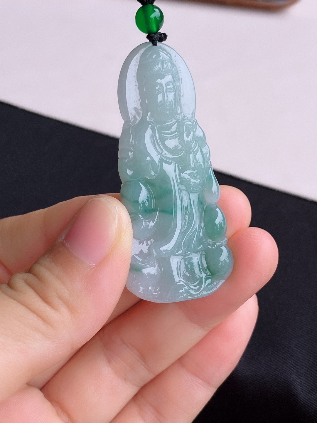 冰飘花观音，细腻精致，尺寸55.6/25.6/6.3/自然光实拍