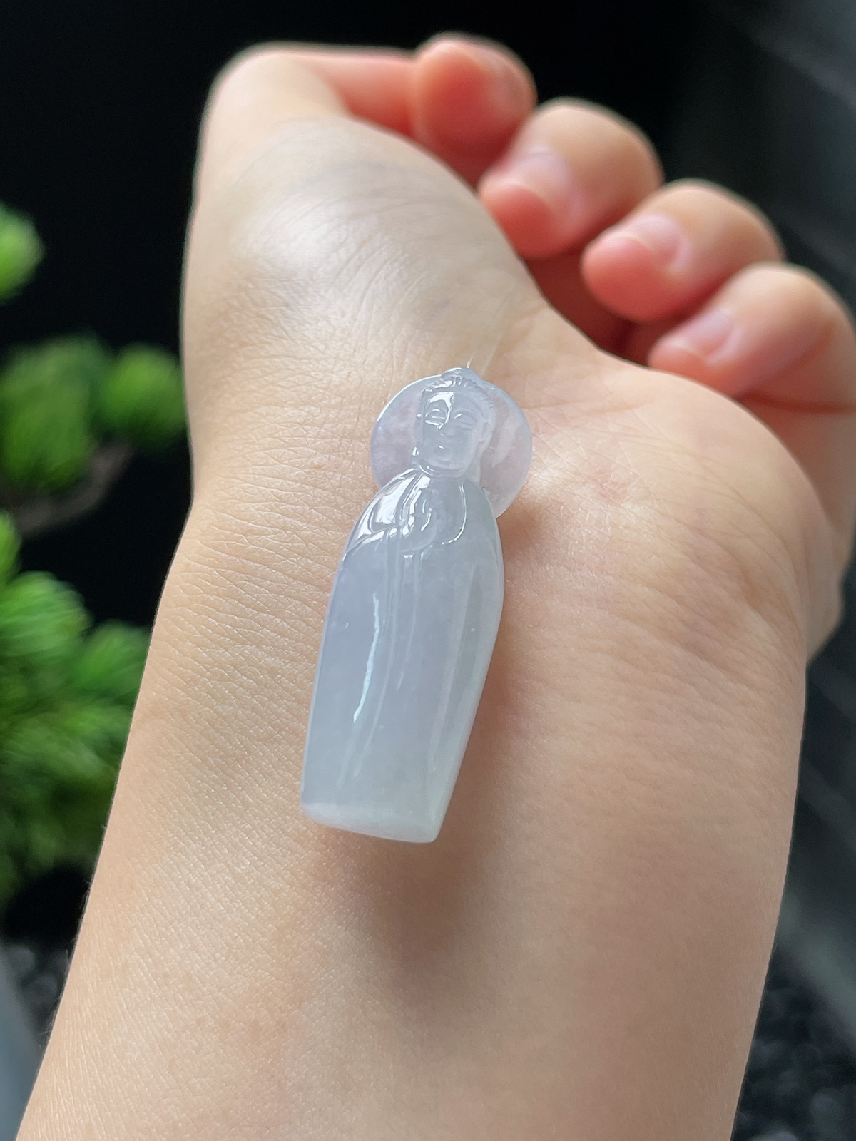 翡翠冰糯种观音
