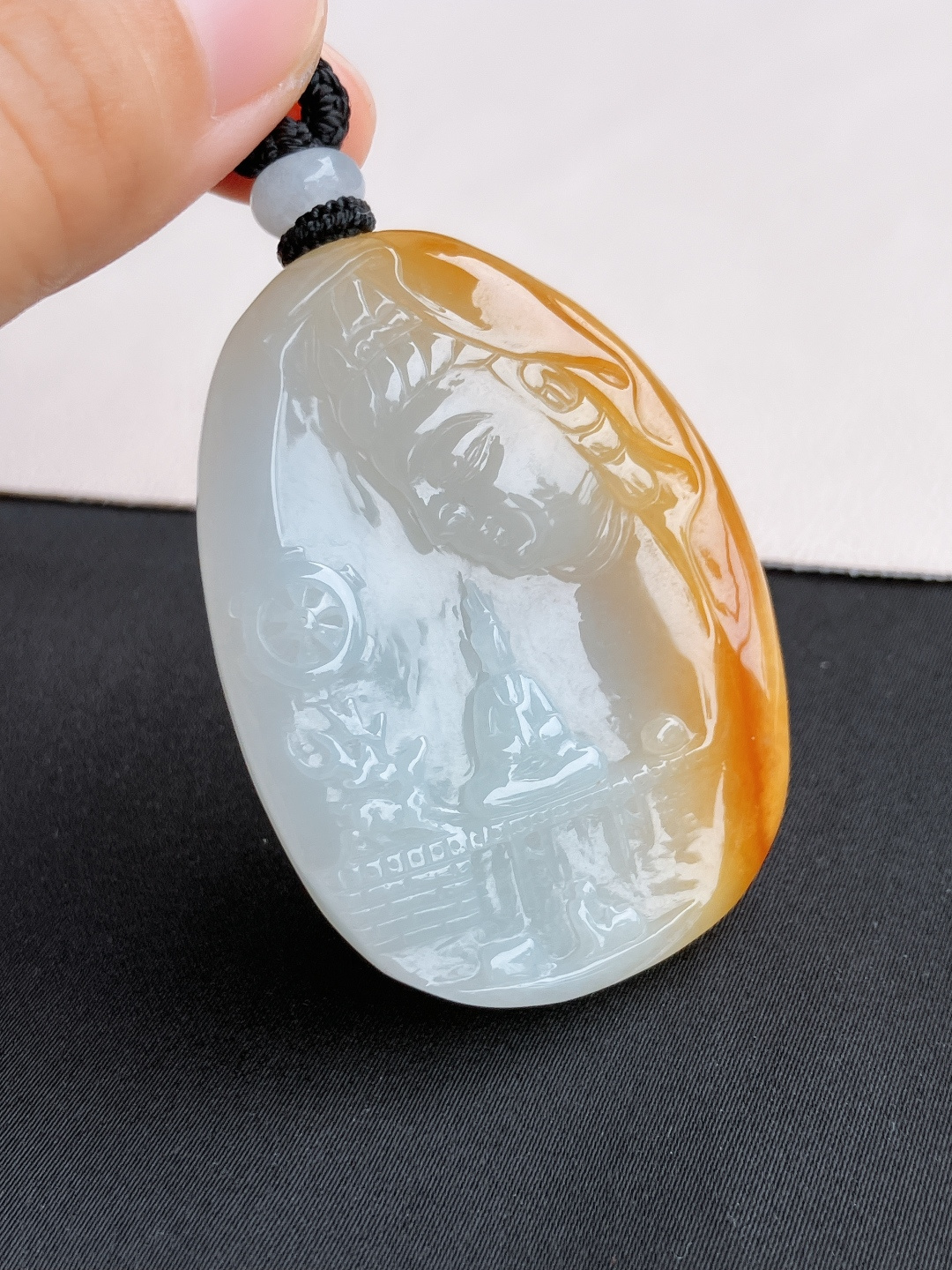 双彩悟道，意境美，尺寸51.3/36.6/9/自然光实拍