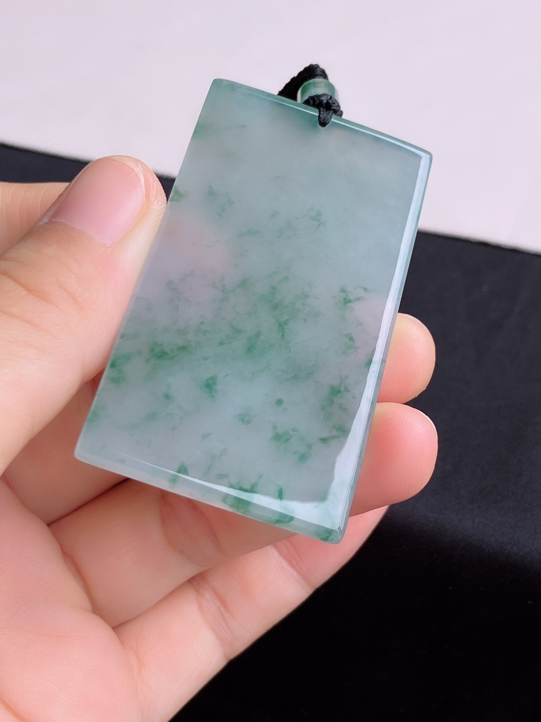 冰飘花大平安牌，意境美，尺寸60.8/34.3/5/自然光实拍