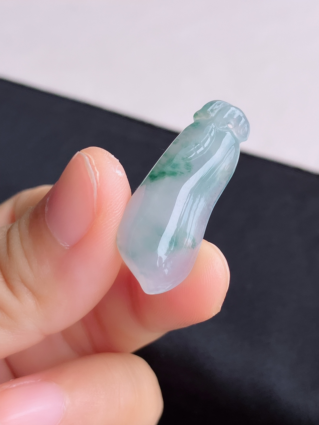 冰飘花福瓜，晶莹剔透，尺寸33/14/5.6/自然光实拍