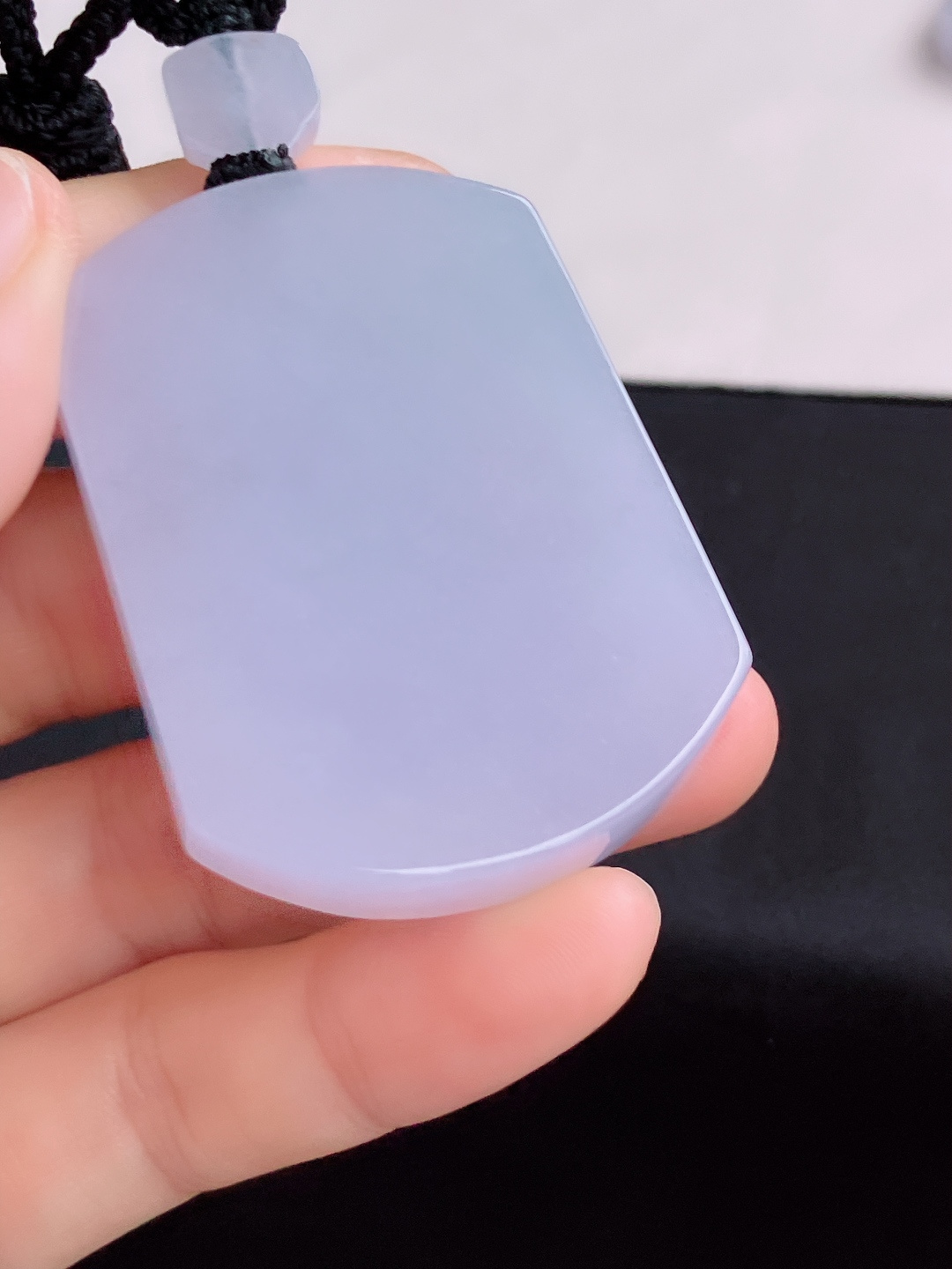 冰紫生肖马牌，晶莹剔透，尺寸53.6/38/10.5/自然光实拍