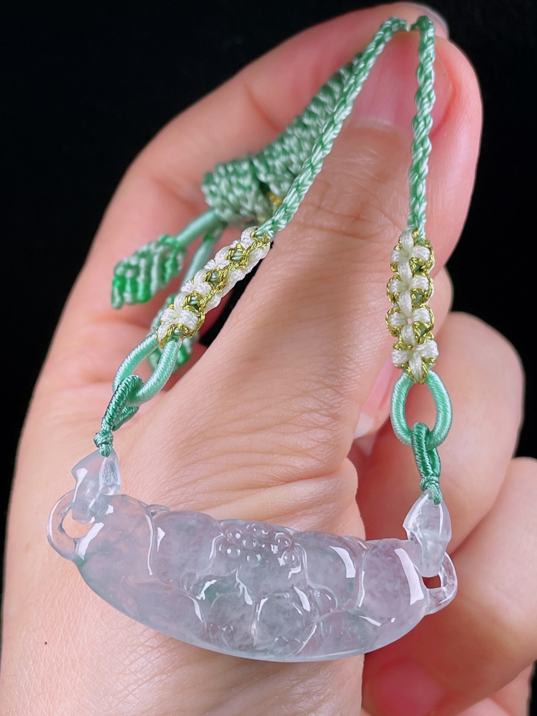 ️玉恒，老种起光，细底通透，尺寸：43.3/14/4mm0719