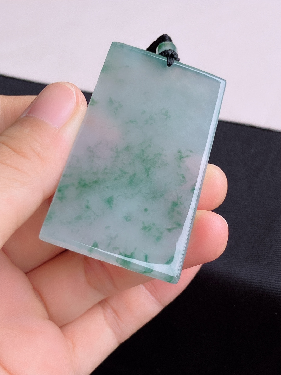 冰飘花大平安牌，意境美，尺寸60.8/34.3/5/自然光实拍