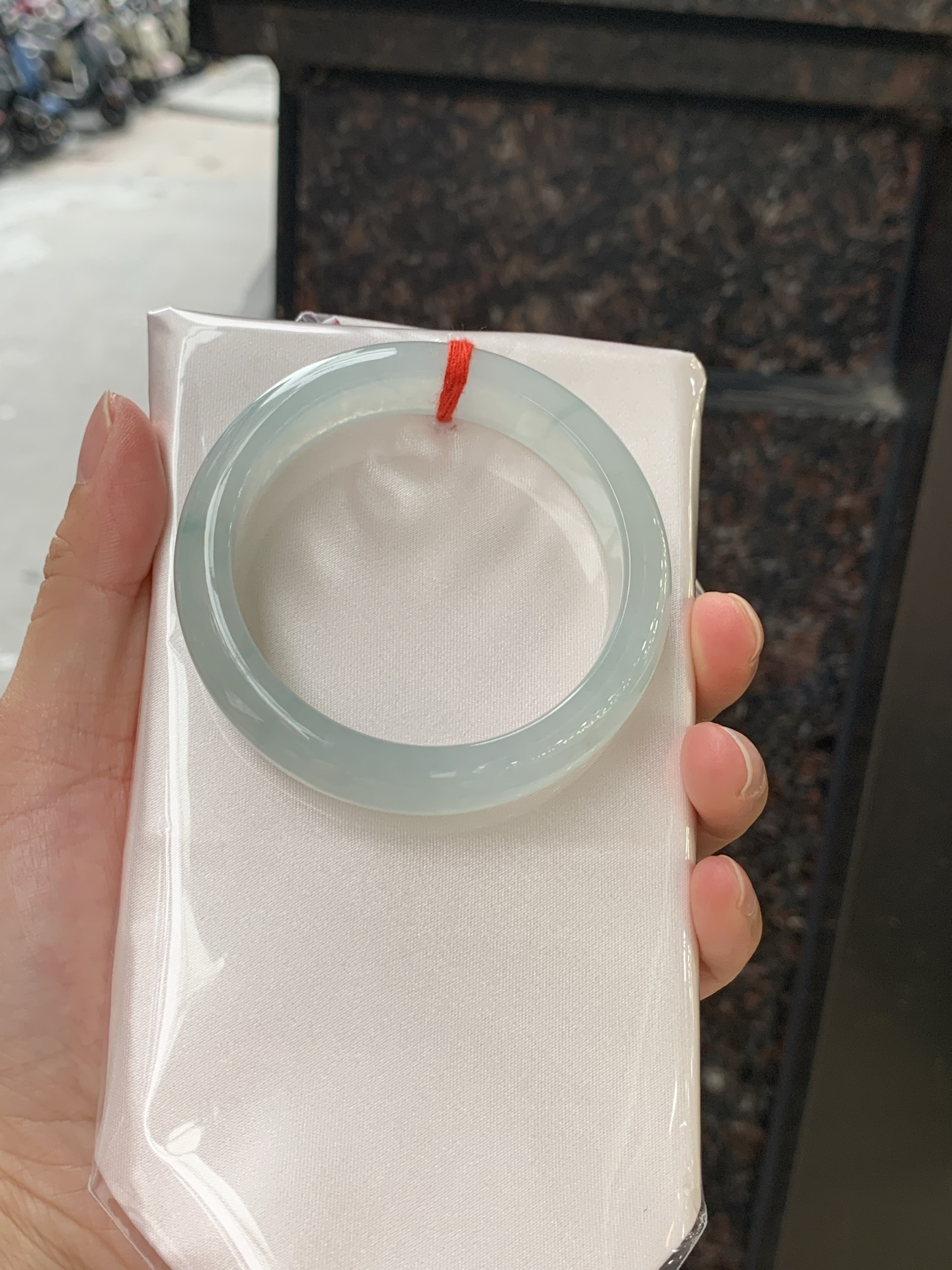 飘花正圈 52.5-12.7-7.8 0720-N1219 打灯冰晶纹，不影响，底妆冰润，飘花灵动飘逸，勾勒出一幅唯美诗意的山水意境画，古典优雅又秀气